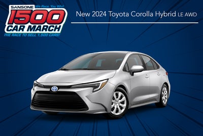 New 2024 Toyota Corolla Hybrid LE AWD