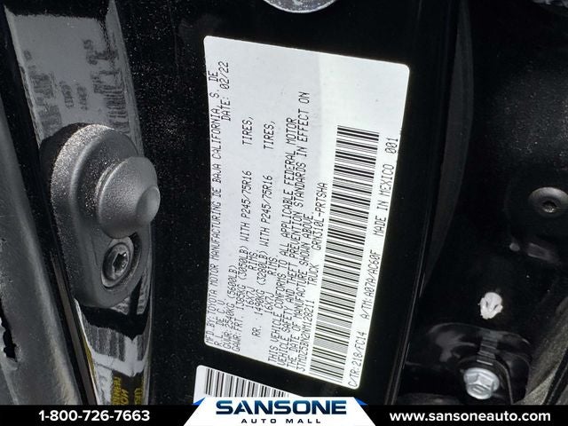 2022 Toyota Tacoma SR5 V6