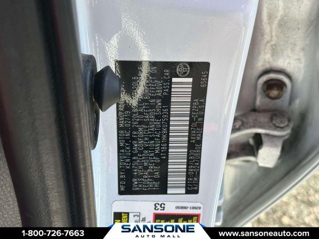 2019 Toyota Camry XSE