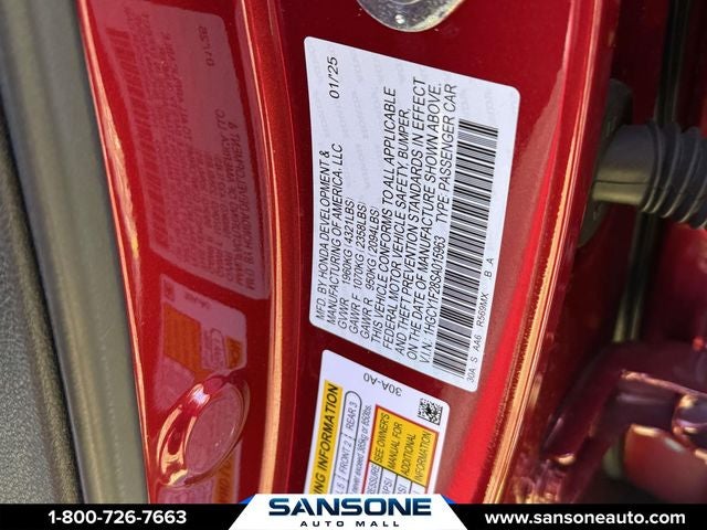 2025 Honda Accord LX