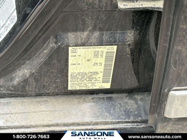 2015 Nissan Altima 2.5 SV