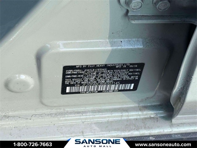 2016 Subaru Crosstrek 2.0i Premium