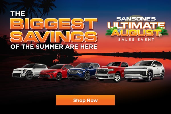 Sansone's Ultimate August Sales Event