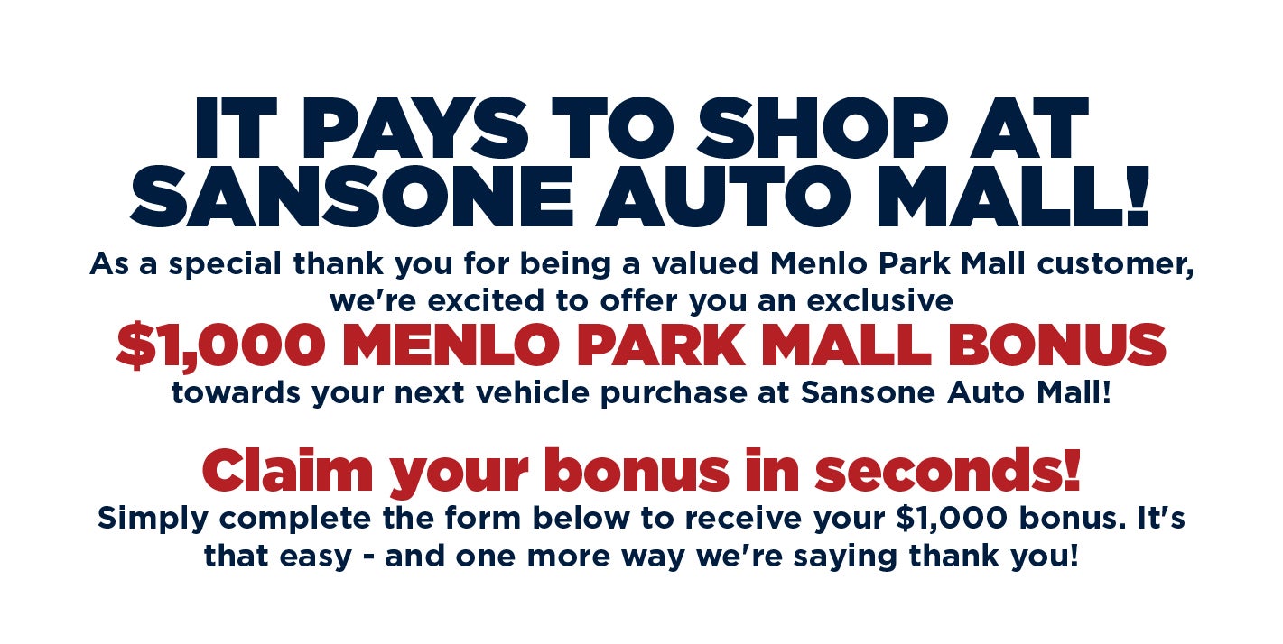 Menlo Park Mall Bonus
