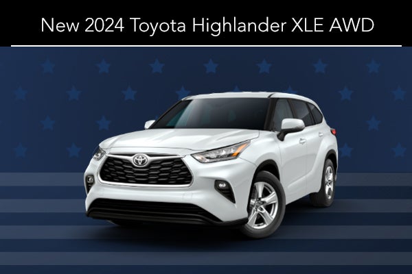 New 2024 Toyota Highlander XLE AWD